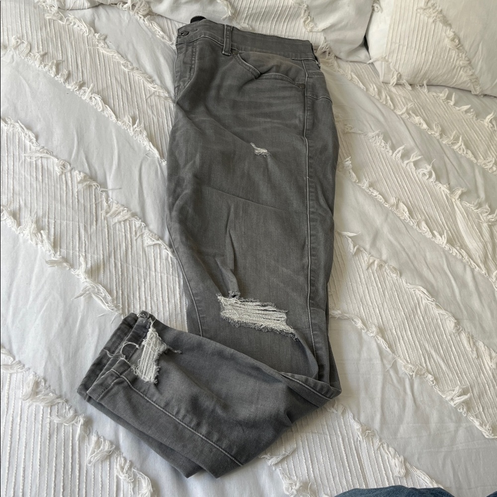 Torrid Gray Bombshell Skinny Jeans for Women